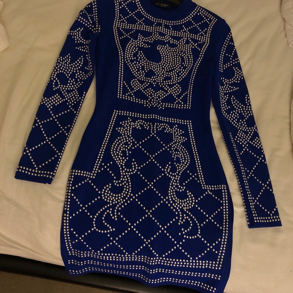 Blue Mini Dress